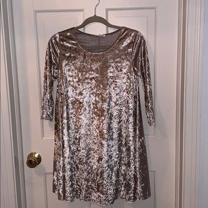 Rolla Coster Gold Velvet Dress